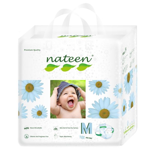 Pañal Ecológico Nateen M – 18 un