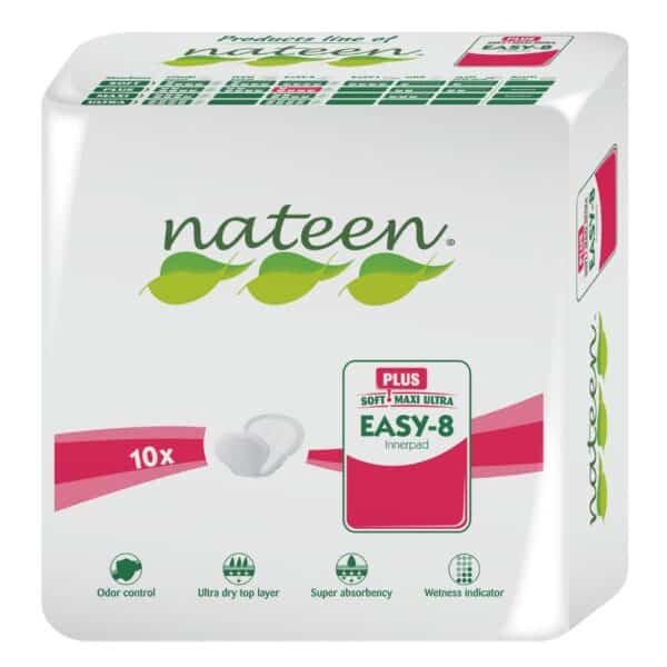 Apósitos Ultra Absorbentes Easy-8 Plus 10 unidades